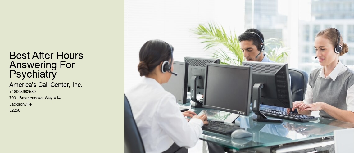 Best After Hours Answering For Psychiatry